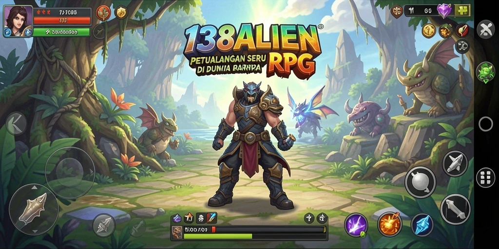 Gameplay RPG menakjubkan di dunia luar angkasa.