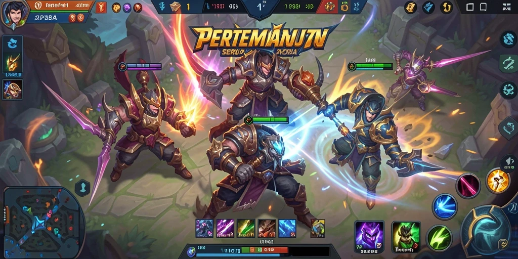 Gameplay menarik di <strong>4P4P</strong> dengan pertarungan tim yang menegangkan.