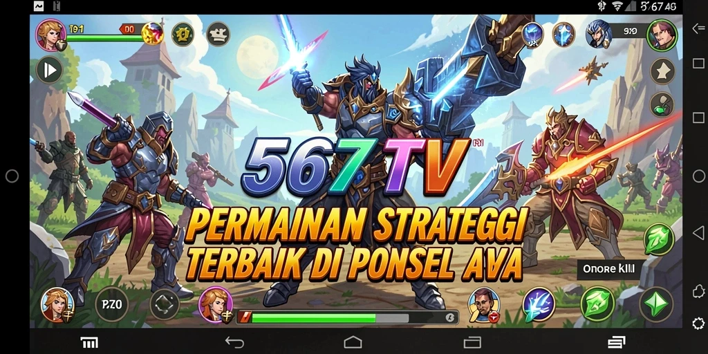 Tampilan gameplay seru dari 567TV yang penuh strategi.