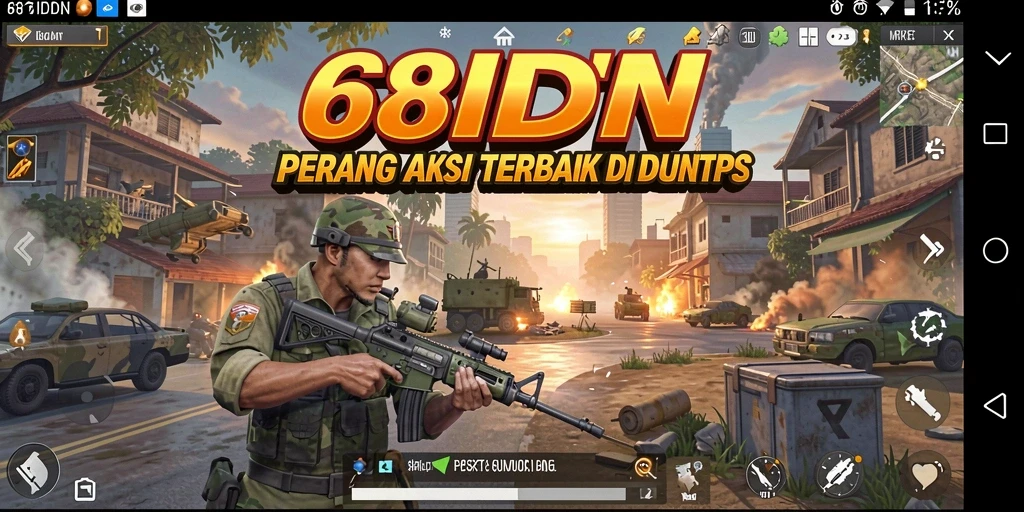Gameplay menegangkan dari 68IDN dengan aksi pertarungan seru.
