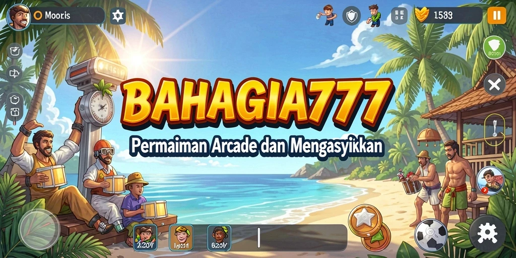 Tampilan gameplay BAHAGIA777 yang penuh warna dan menantang.