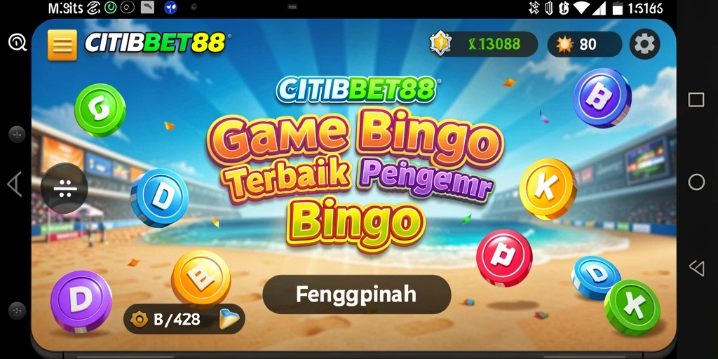 Tampilan menarik permainan Bingo di CITIBET88.