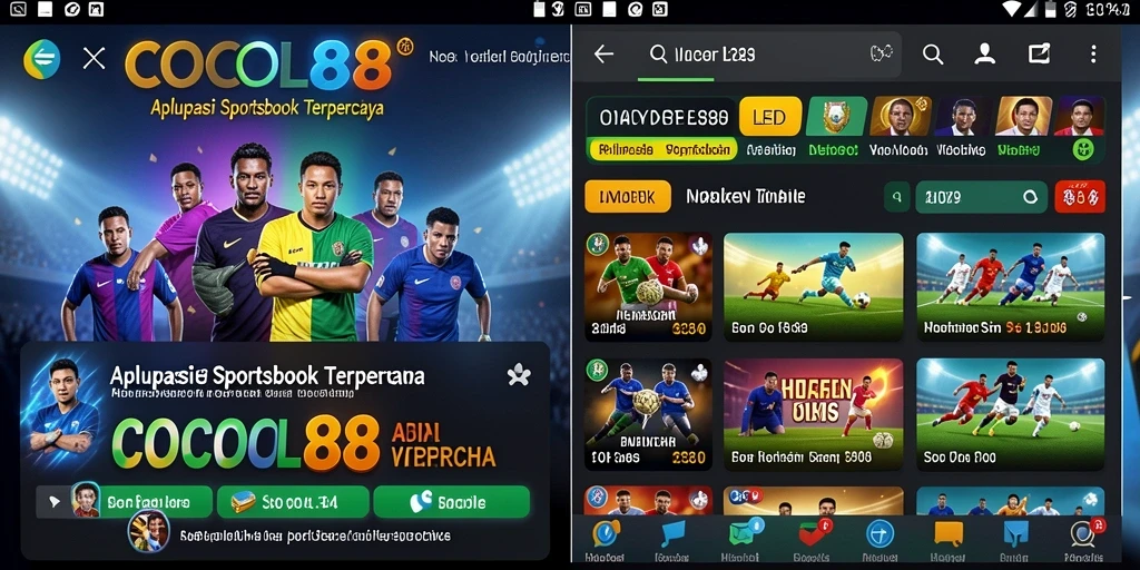 Tampilan antarmuka COCOL88 yang menarik dalam gameplay Sportsbook.