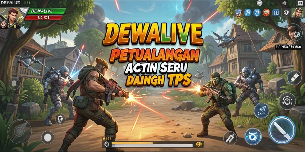 Tangkapan layar gameplay DEWALIVE yang penuh aksi dan strategi.