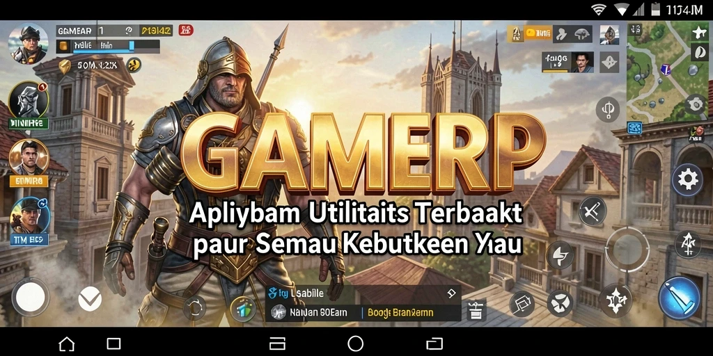 Tampilan antarmuka GAMERP yang mudah digunakan untuk optimasi utility.