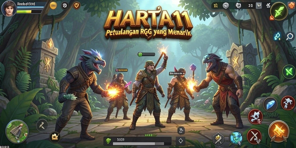 Tampilan gameplay HARTA11 yang seru dan menantang.