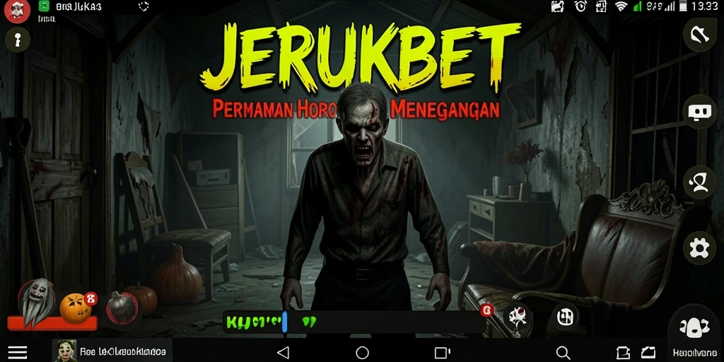 Tampilan gameplay menyeramkan dari JERUKBET yang menggugah adrenalin.