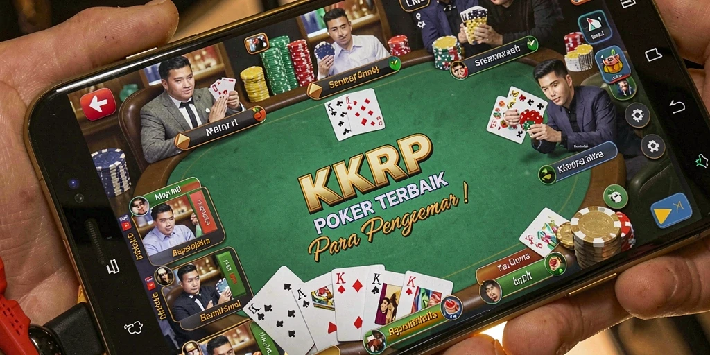 Tampilan gameplay KKRP yang seru dan menarik dengan fitur poker canggih.