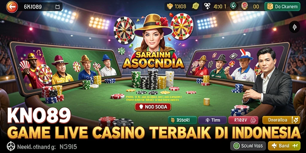 Tampilan screenshot gameplay Live Casino KNO89 yang mendebarkan.