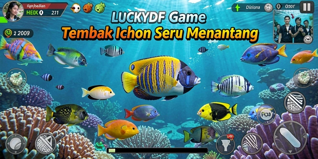 Tampilan gameplay Tembak Ikan yang menegangkan dan menarik.