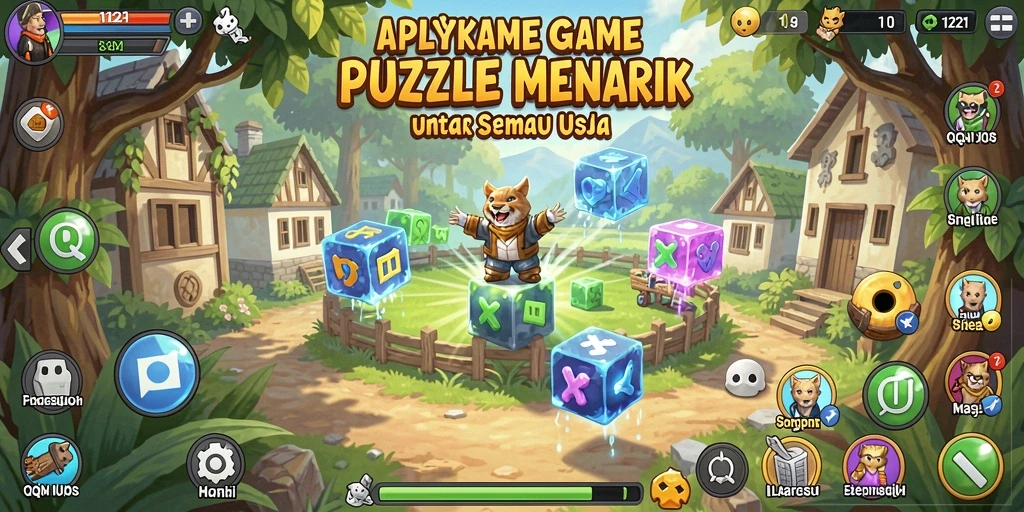 Tampilan gameplay menarik dari <strong>QQ1221</strong> dengan teka-teki yang menantang.