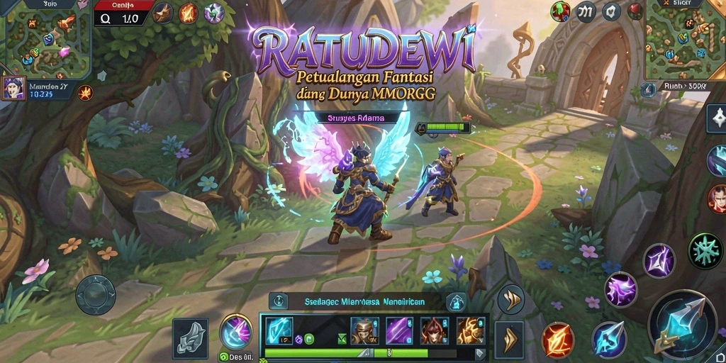 Screenshot gameplay RATUDEWI menampilkan aksi petualangan yang seru.