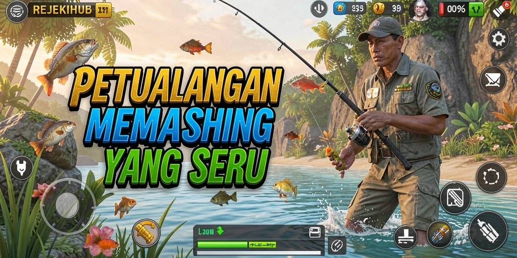 Tangkapan ikan terbaik dengan grafis memukau di REJEKIHUB.