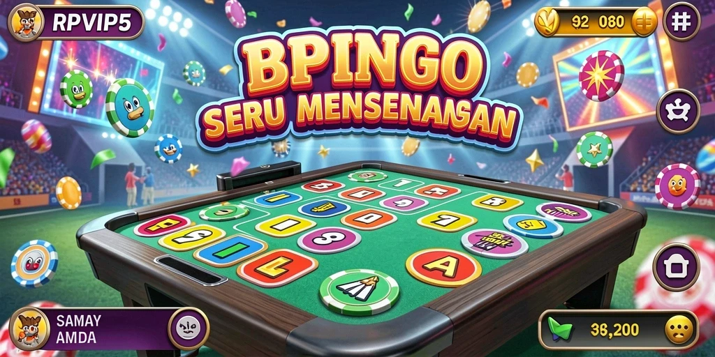 Tampilan gameplay Bingo yang menarik di RPVIP5.