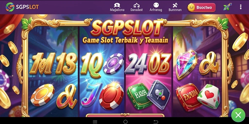 Tampilan gameplay slot yang menarik dan interaktif di SGPSLOT.