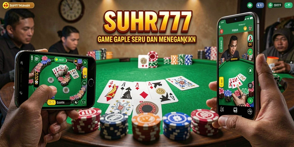 Tampilan gameplay Gaple yang seru dan menyenangkan.